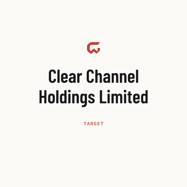 Target: Clear Channel Holdings Limited