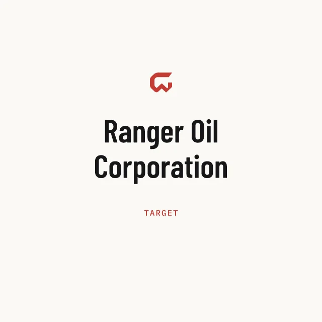 Target: Ranger Oil Corporation