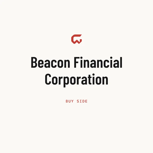 Buy side: Beacon Financial Corporation