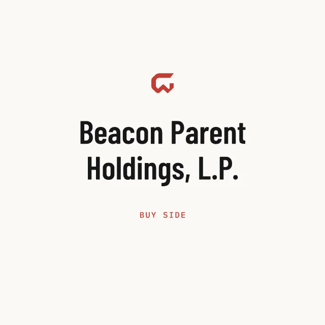 Buy side: Beacon Parent Holdings, L.P.