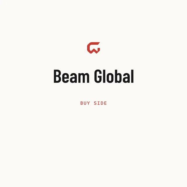 Buy side: Beam Global
