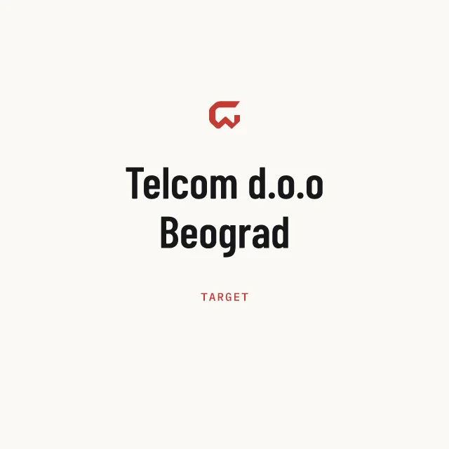 Target: Telcom d.o.o Beograd