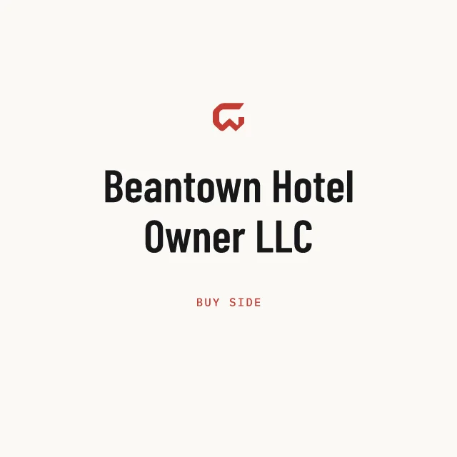 Buy side: Beantown Hotel Owner LLC