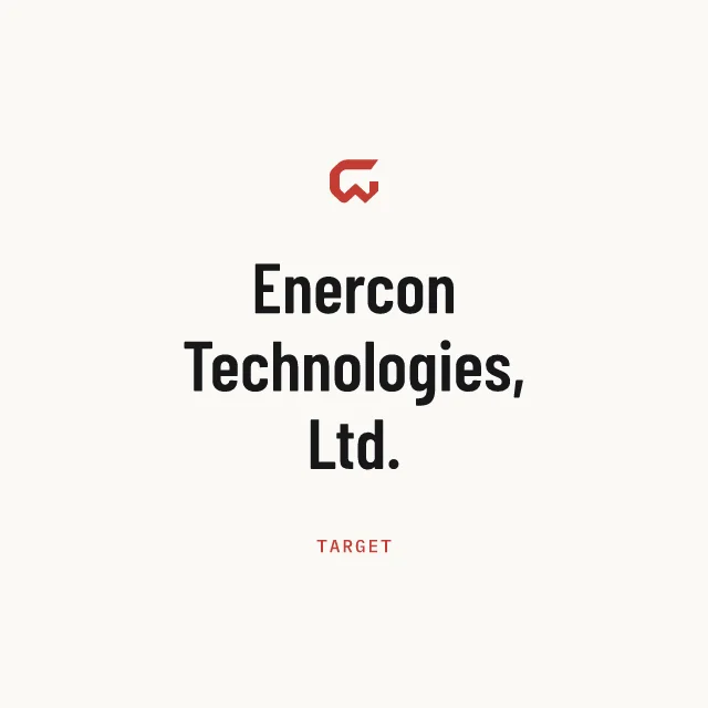 Target: Enercon Technologies, Ltd.