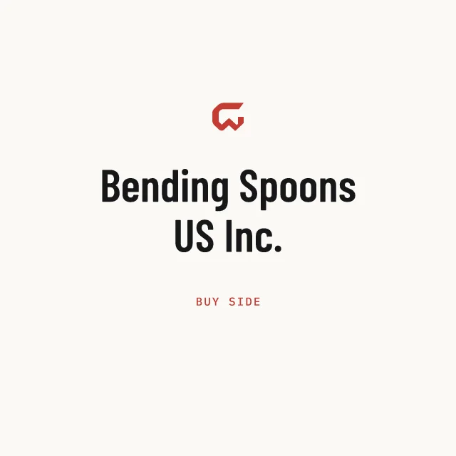 Buy side: Bending Spoons US Inc.