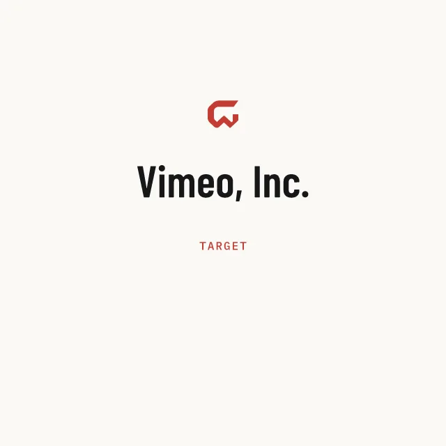 Target: Vimeo, Inc.