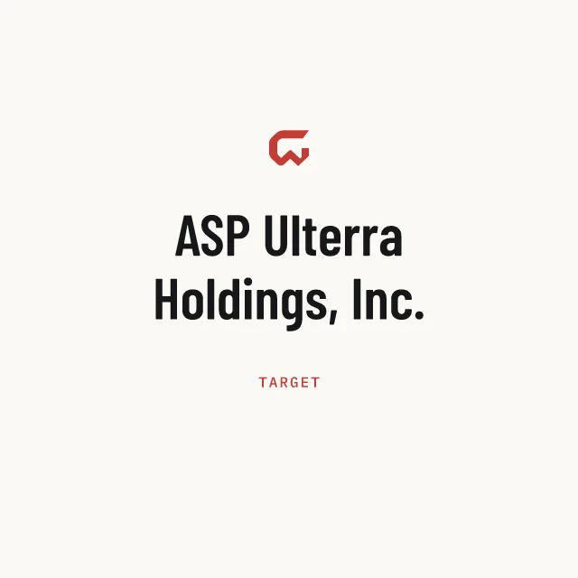 Target: ASP Ulterra Holdings, Inc.