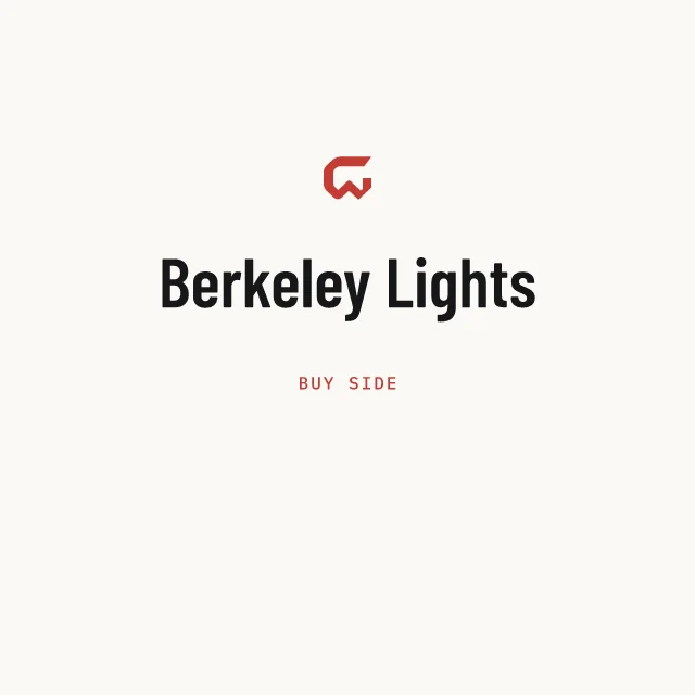 Buy side: Berkeley Lights