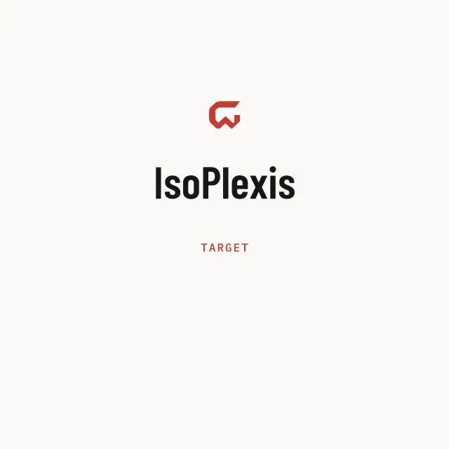Target: IsoPlexis