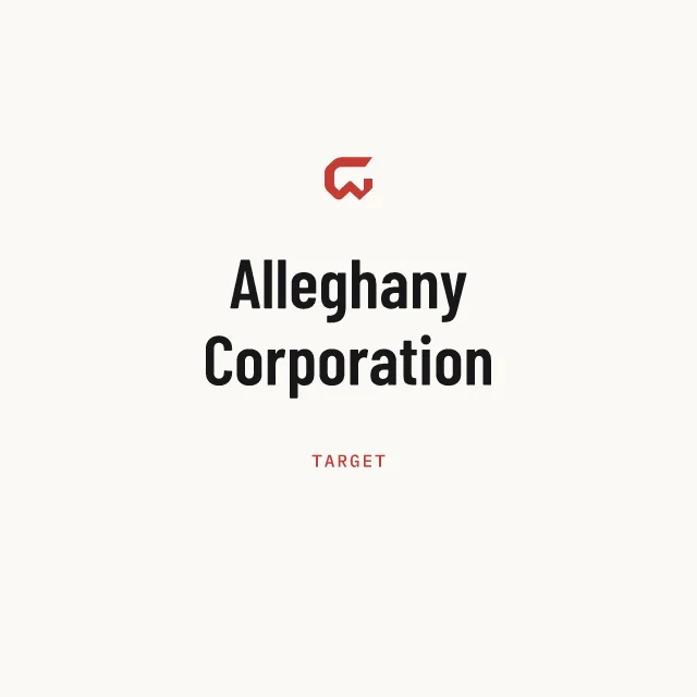 Target: Alleghany Corporation