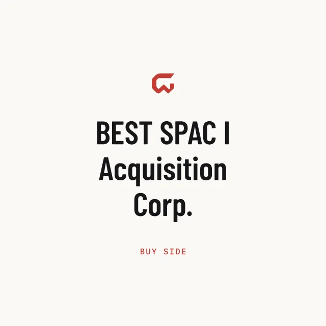 Buy side: BEST SPAC I Acquisition Corp.
