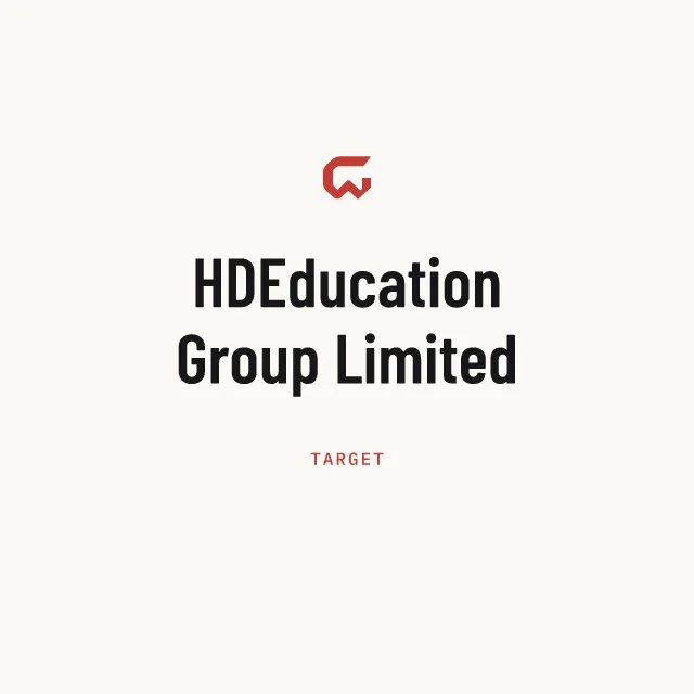 Target: HDEducation Group Limited