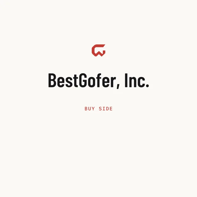 Buy side: BestGofer, Inc.