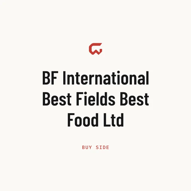 Buy side: BF International Best Fields Best Food Ltd