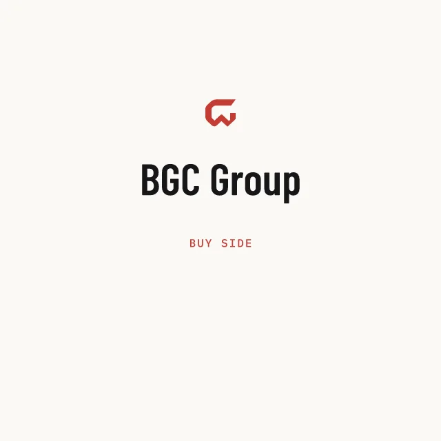 Buy side: BGC Group