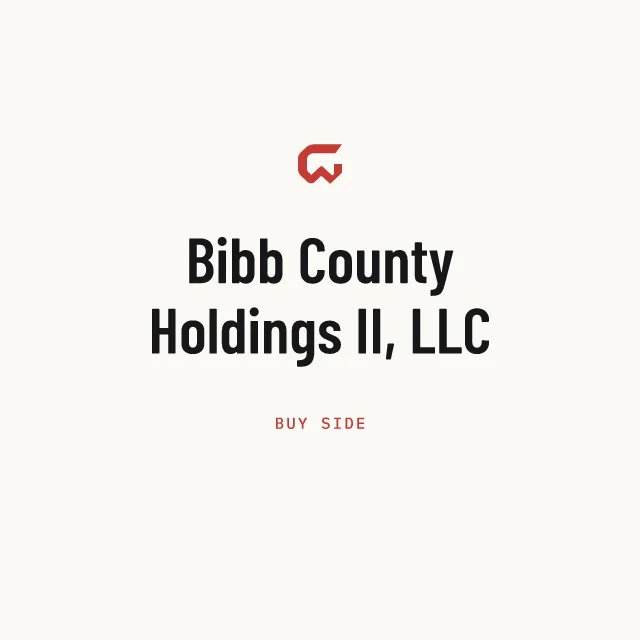 Buy side: Bibb County Holdings II, LLC