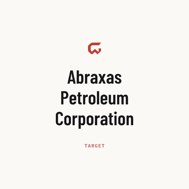 Target: Abraxas Petroleum Corporation