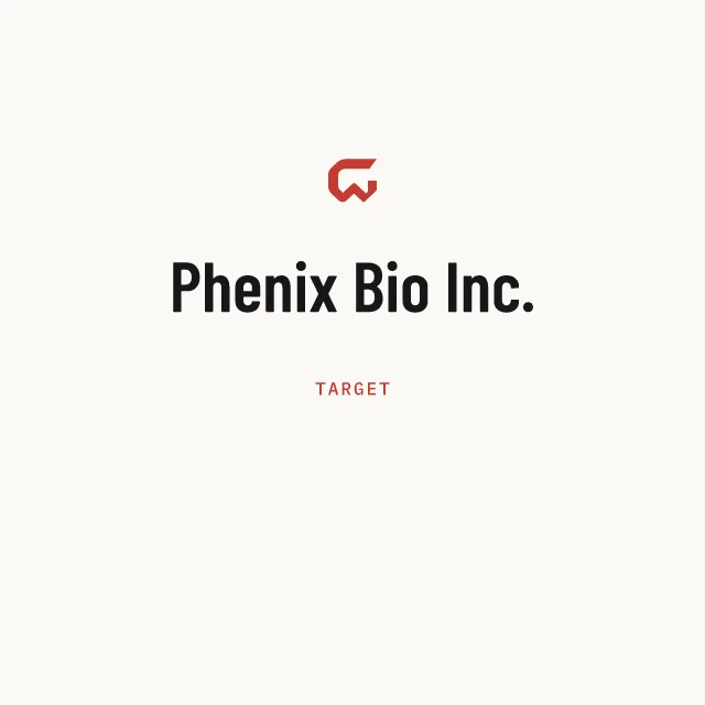 Target: Phenix Bio Inc.