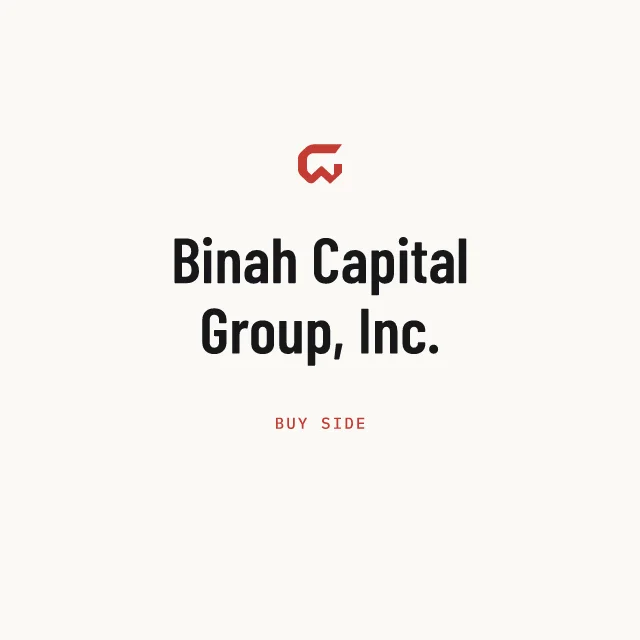 Buy side: Binah Capital Group, Inc.