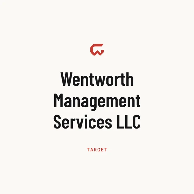 Target: Wentworth Management Services LLC