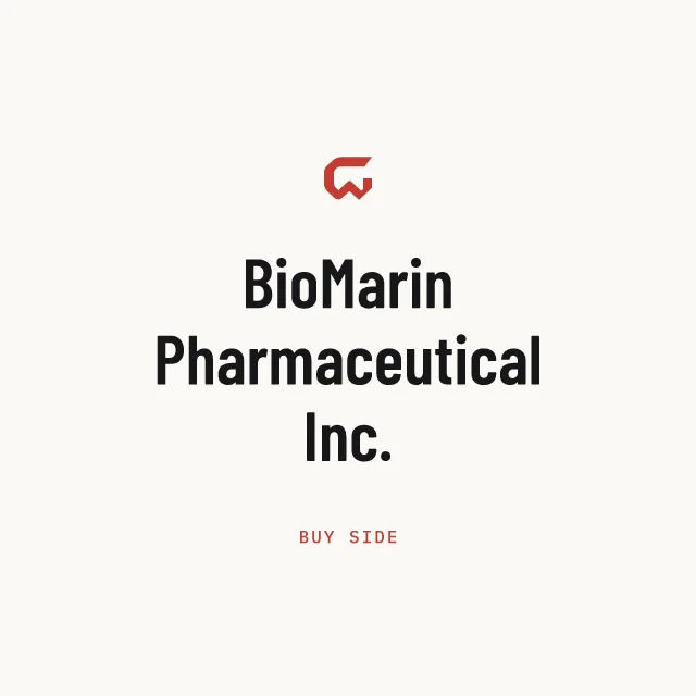 Buy side: BioMarin Pharmaceutical Inc.