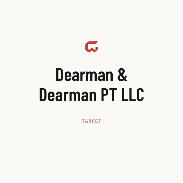 Target: Dearman & Dearman PT LLC