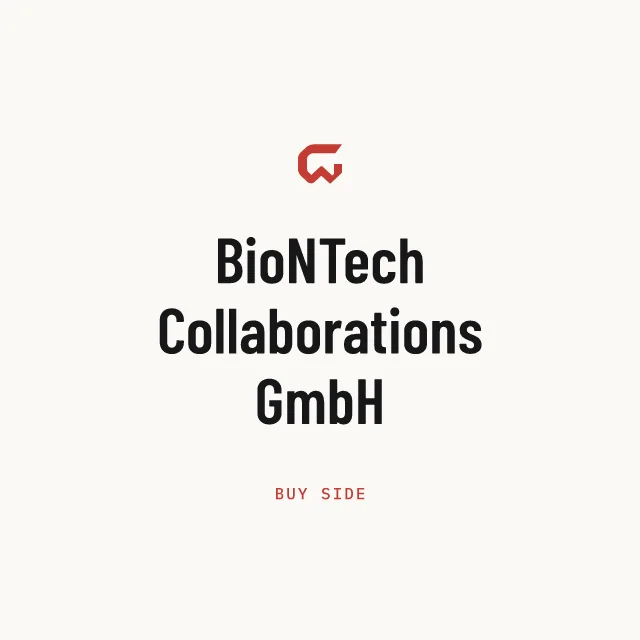 Buy side: BioNTech Collaborations GmbH