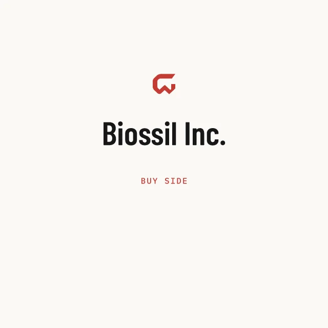 Buy side: Biossil Inc.