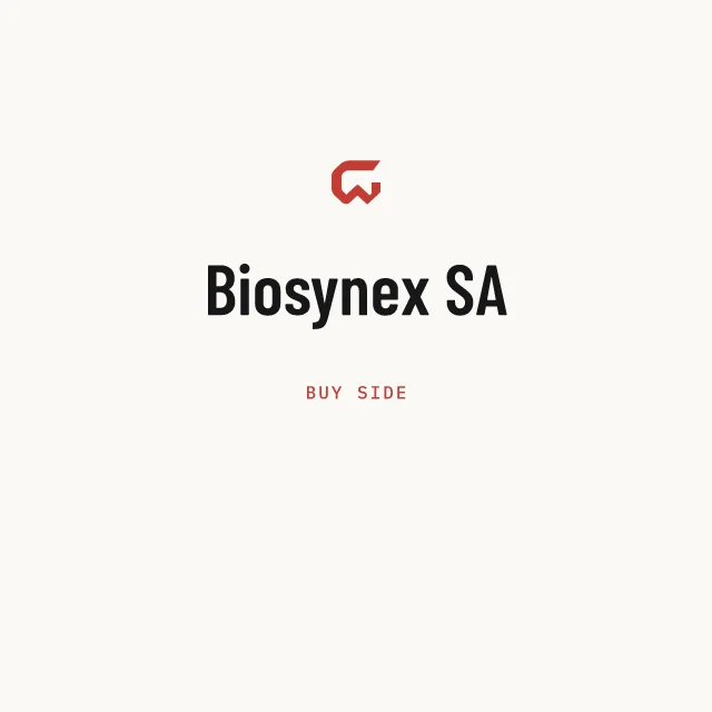 Buy side: Biosynex SA