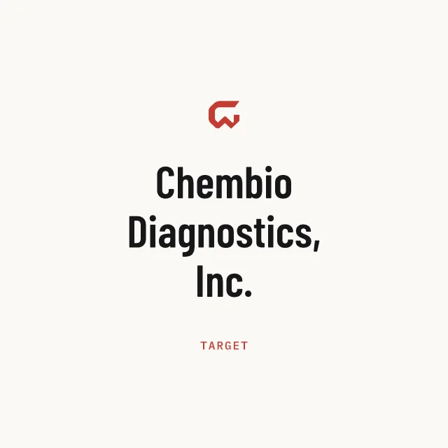 Target: Chembio Diagnostics, Inc.