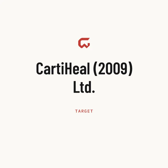 Target: CartiHeal (2009) Ltd.