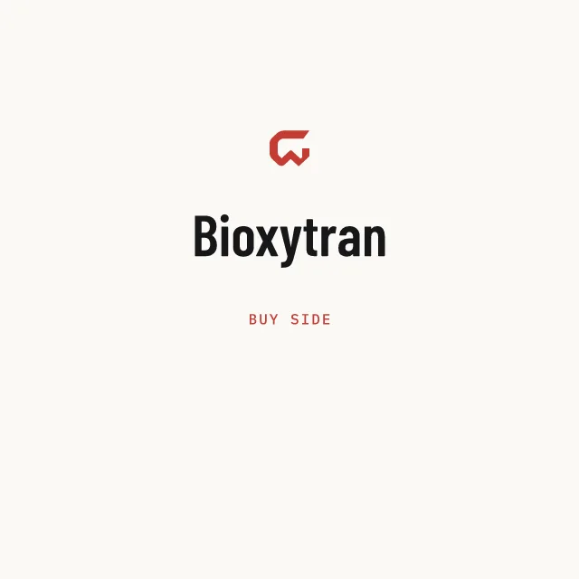 Buy side: Bioxytran