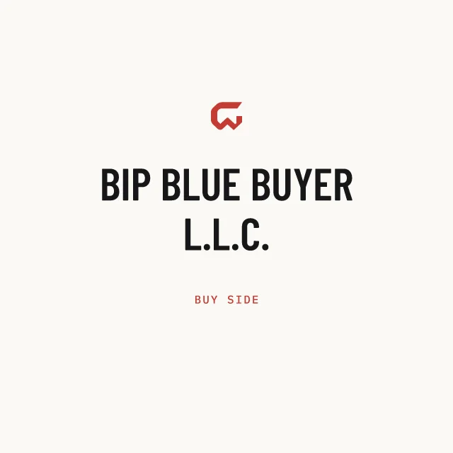 Buy side: BIP BLUE BUYER L.L.C.