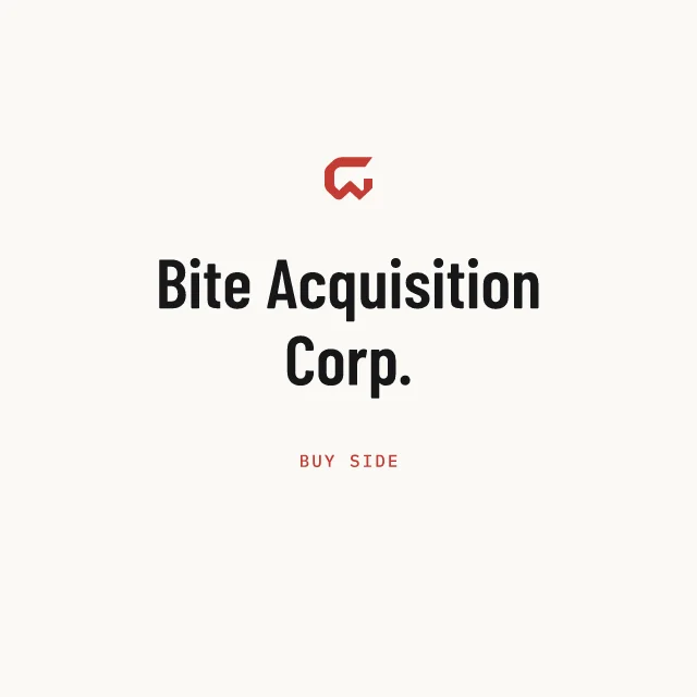 Buy side: Bite Acquisition Corp.
