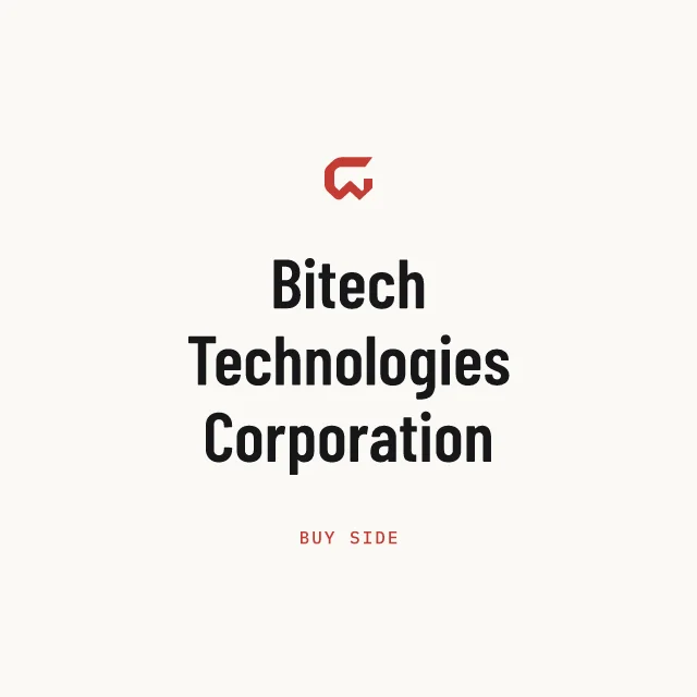 Buy side: Bitech Technologies Corporation