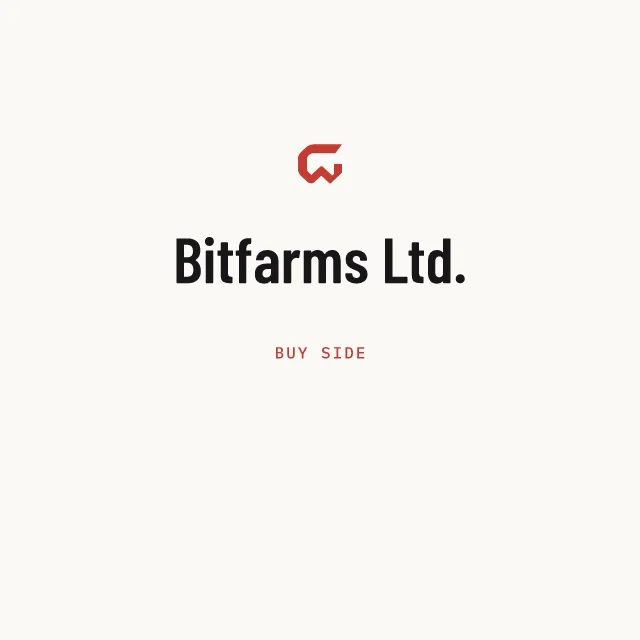 Buy side: Bitfarms Ltd.
