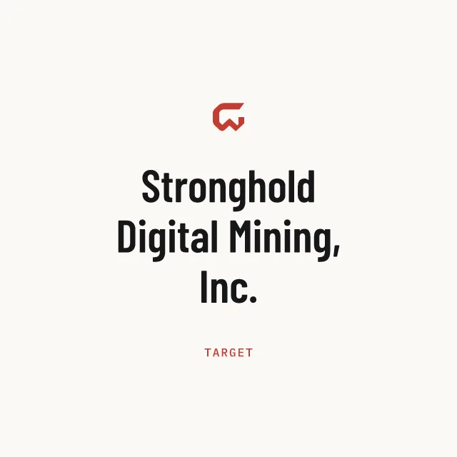 Target: Stronghold Digital Mining, Inc.