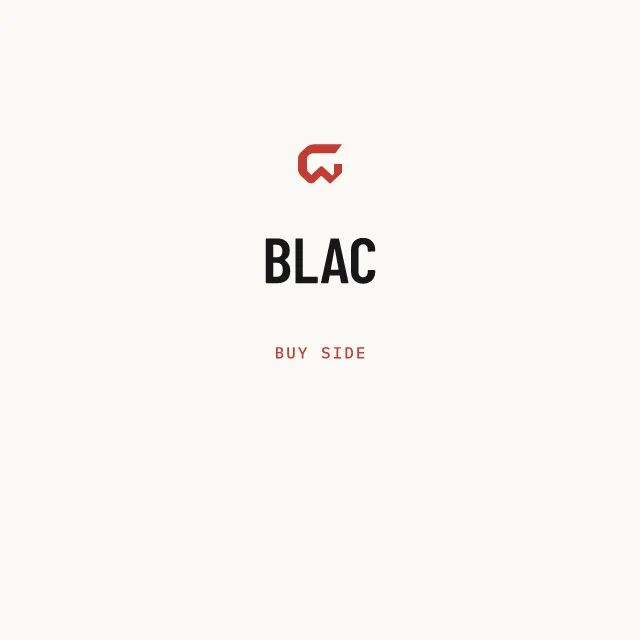 Buy side: BLAC
