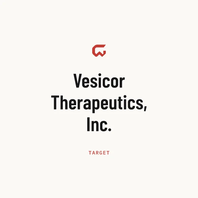 Target: Vesicor Therapeutics, Inc.
