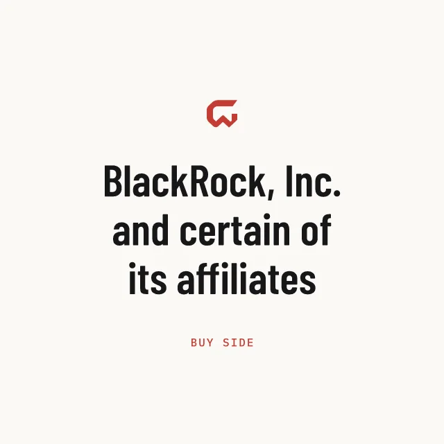 Buy side: BlackRock, Inc. and certain of its affiliates