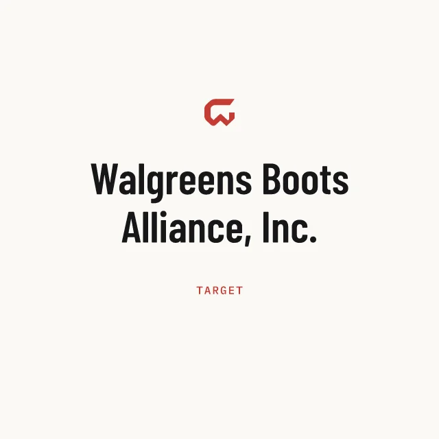 Target: Walgreens Boots Alliance, Inc.