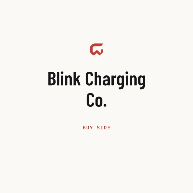 Buy side: Blink Charging Co.