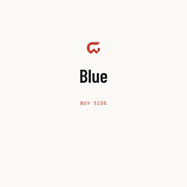 Buy side: Blue