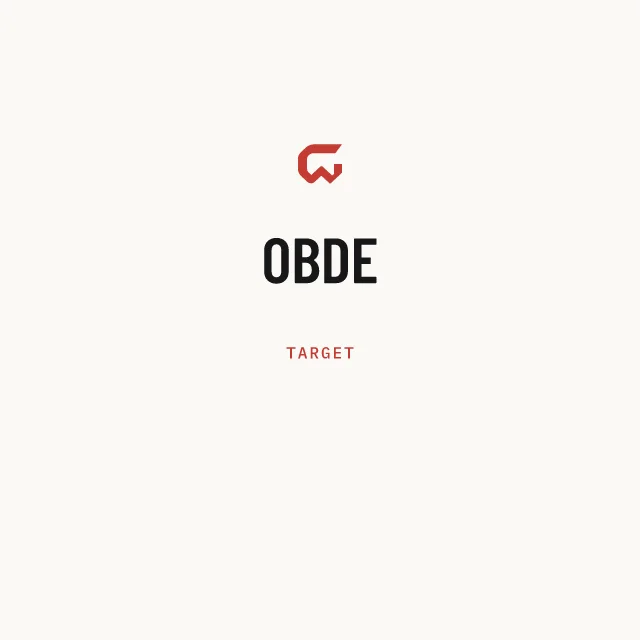 Target: OBDE
