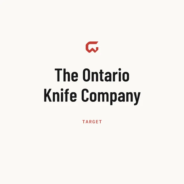 Target: The Ontario Knife Company
