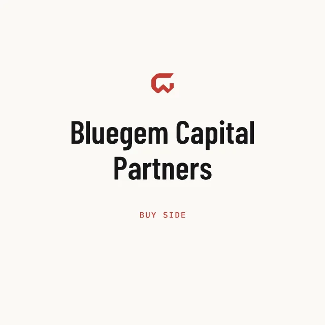 Buy side: Bluegem Capital Partners