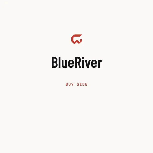 Buy side: BlueRiver