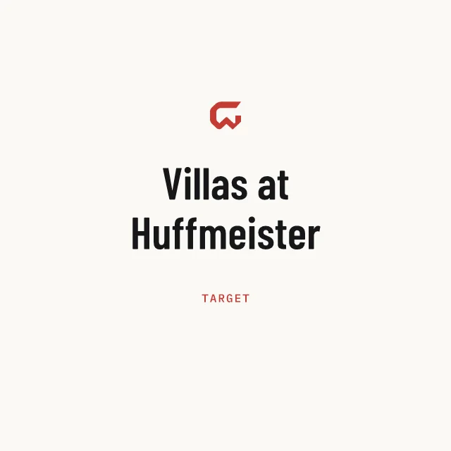 Target: Villas at Huffmeister