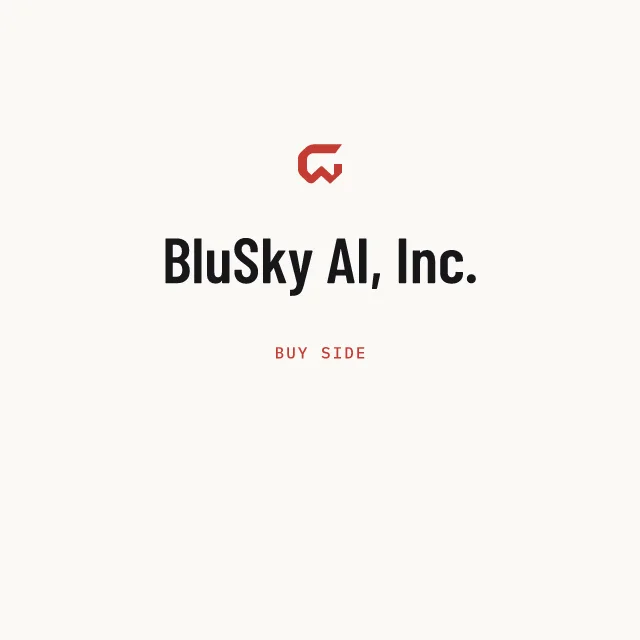 Buy side: BluSky AI, Inc.