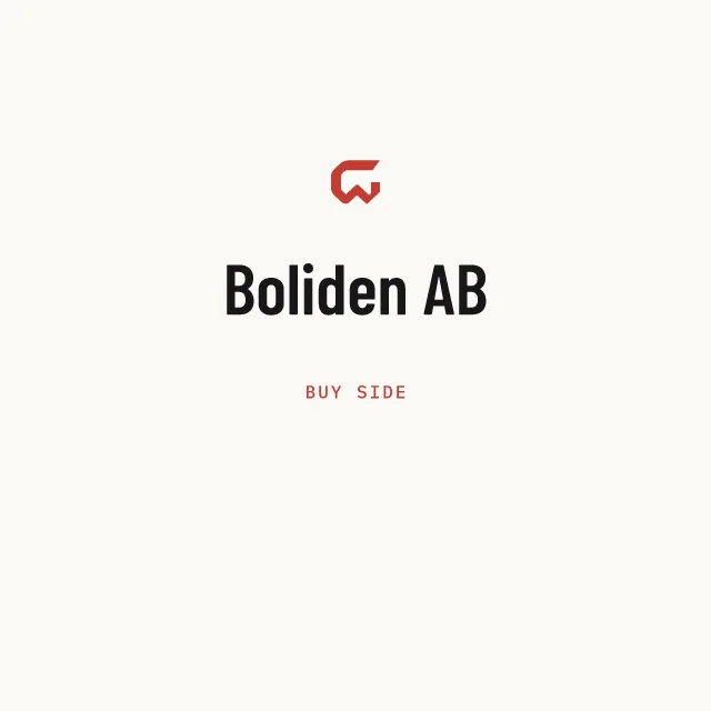 Buy side: Boliden AB